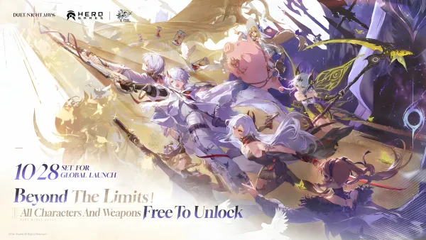 Announcement about all characters and weapons being free in Duet Night Abyss